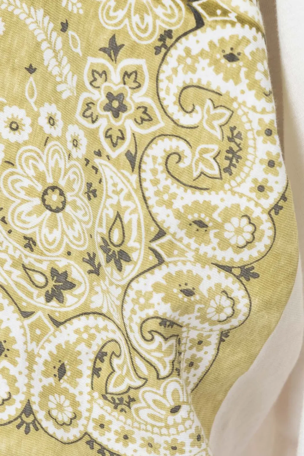 Discount Kapital 18.5/-Jersey Bandana HUGE T (Botanical) - Light Khaki