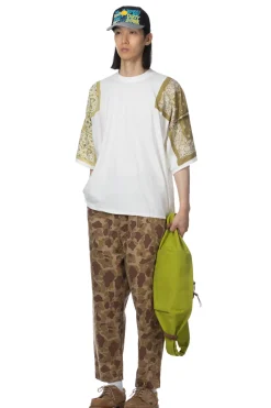 Discount Kapital 18.5/-Jersey Bandana HUGE T (Botanical) - Light Khaki