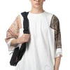 Outlet Kapital 18.5/-Jersey Bandana HUGE T (PECKISH RAINBOWY) - Brown Khaki