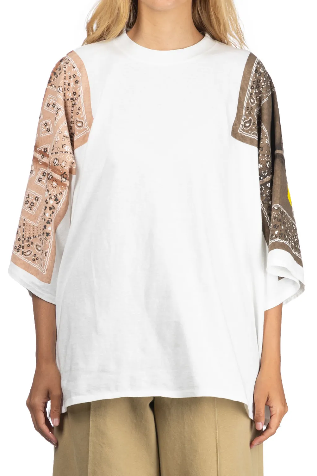 Clearance Kapital 18.5/-Jersey Bandana HUGE T (PECKISH RAINBOWY) - Brown Khaki