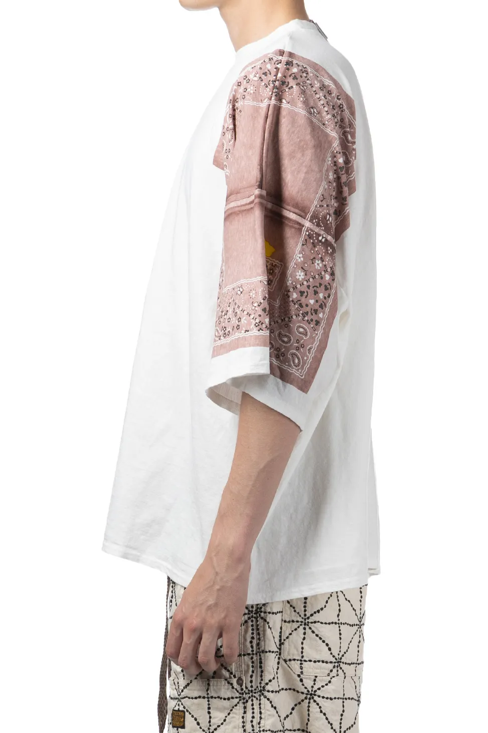Fashion Kapital 18.5/-Jersey Bandana HUGE T (PECKISH RAINBOWY) - Pink