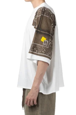 Outlet Kapital 18.5/-Jersey Bandana HUGE T (PECKISH RAINBOWY) - Brown Khaki