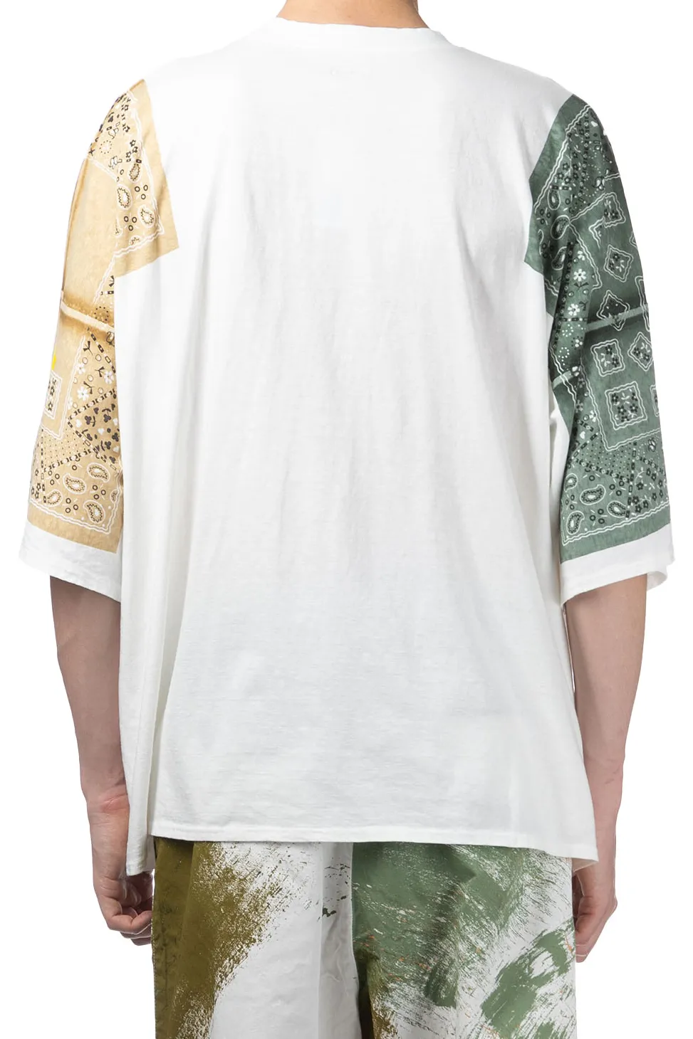 Hot Kapital 18.5/-Jersey Bandana HUGE T (PECKISH RAINBOWY) - Sand Beige