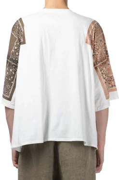 Outlet Kapital 18.5/-Jersey Bandana HUGE T (PECKISH RAINBOWY) - Brown Khaki