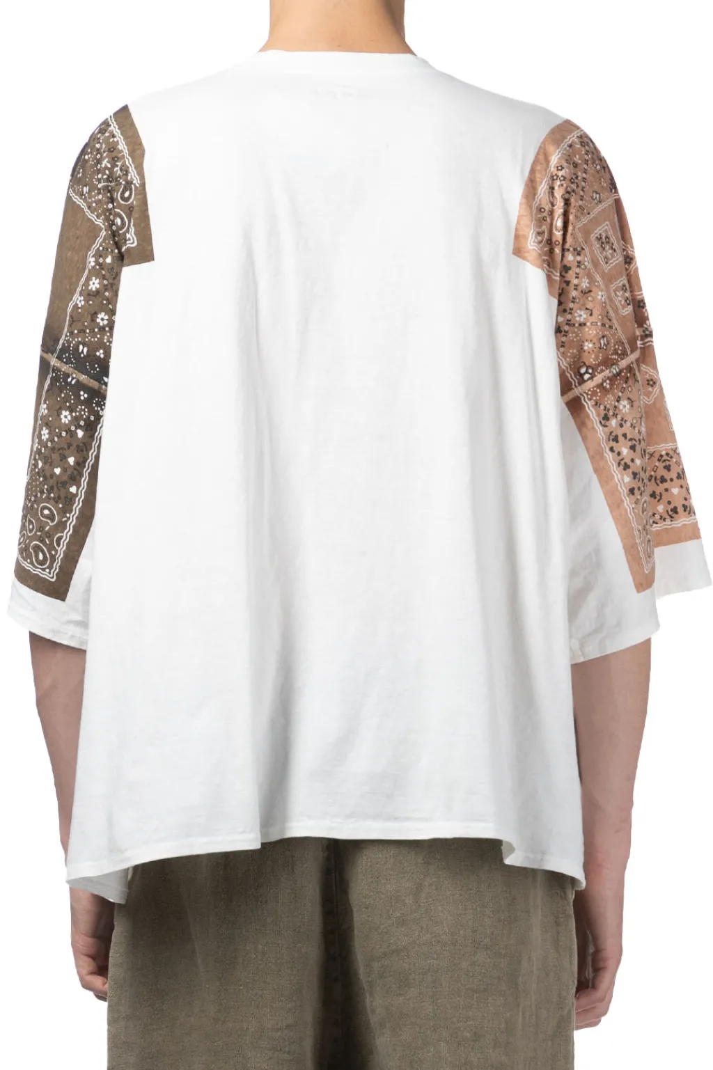 Outlet Kapital 18.5/-Jersey Bandana HUGE T (PECKISH RAINBOWY) - Brown Khaki