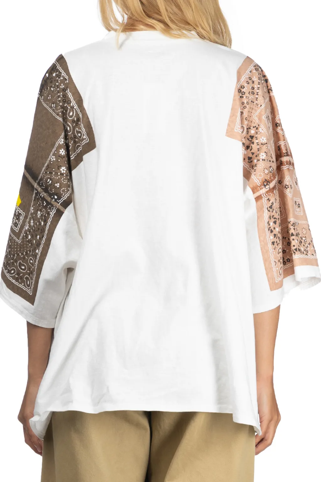 Clearance Kapital 18.5/-Jersey Bandana HUGE T (PECKISH RAINBOWY) - Brown Khaki