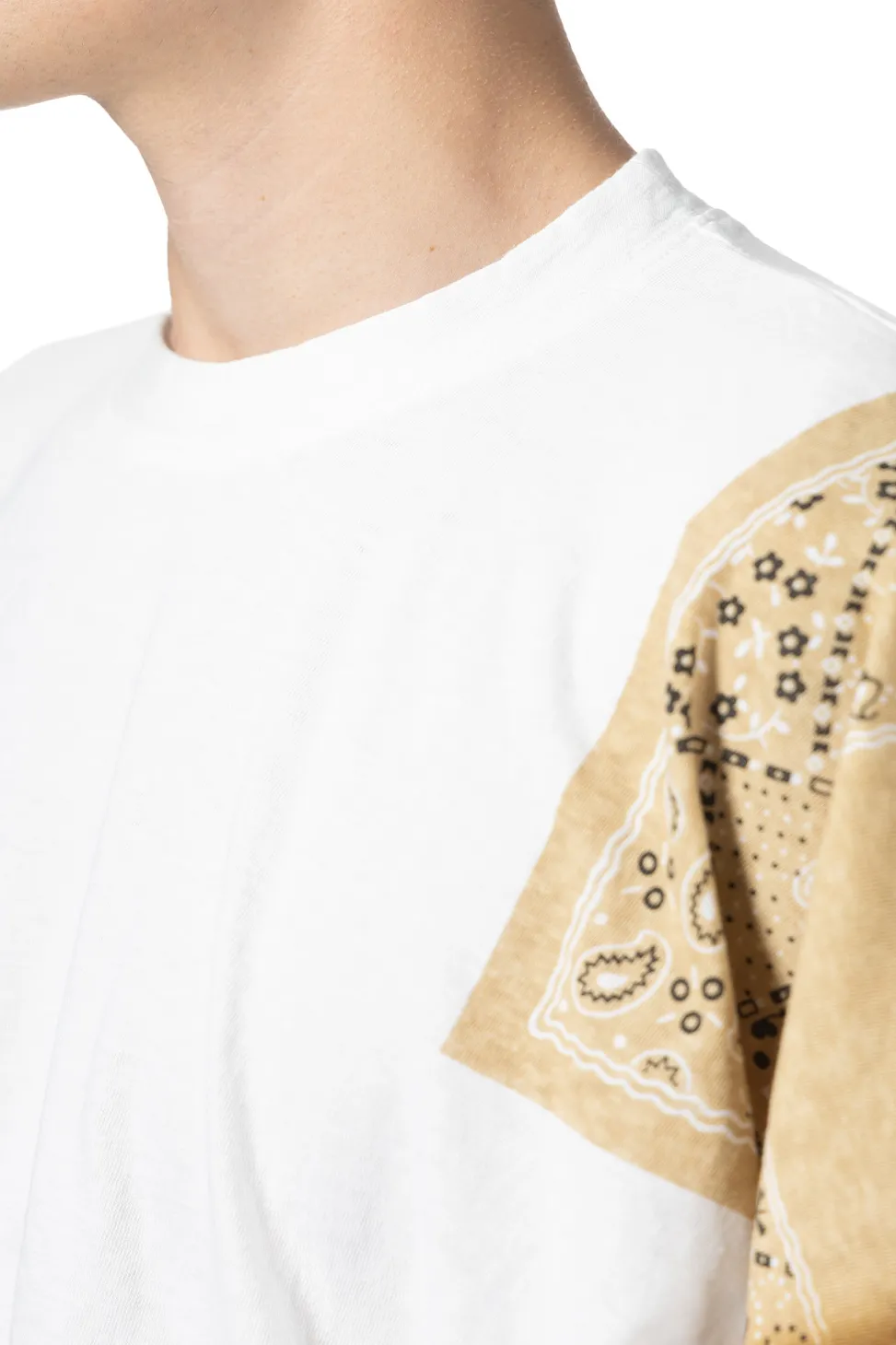 Hot Kapital 18.5/-Jersey Bandana HUGE T (PECKISH RAINBOWY) - Sand Beige