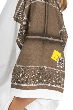 Clearance Kapital 18.5/-Jersey Bandana HUGE T (PECKISH RAINBOWY) - Brown Khaki