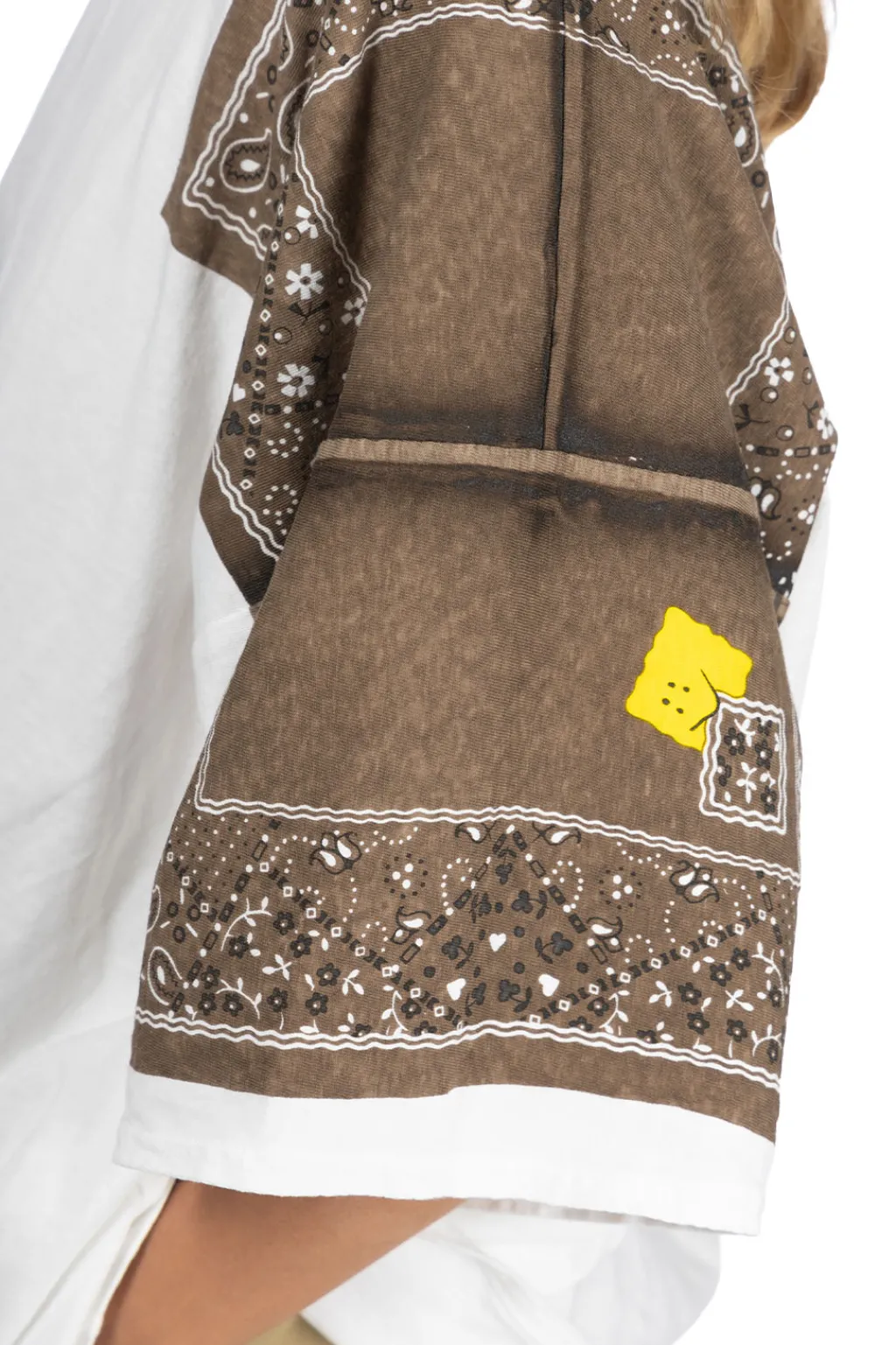 Clearance Kapital 18.5/-Jersey Bandana HUGE T (PECKISH RAINBOWY) - Brown Khaki