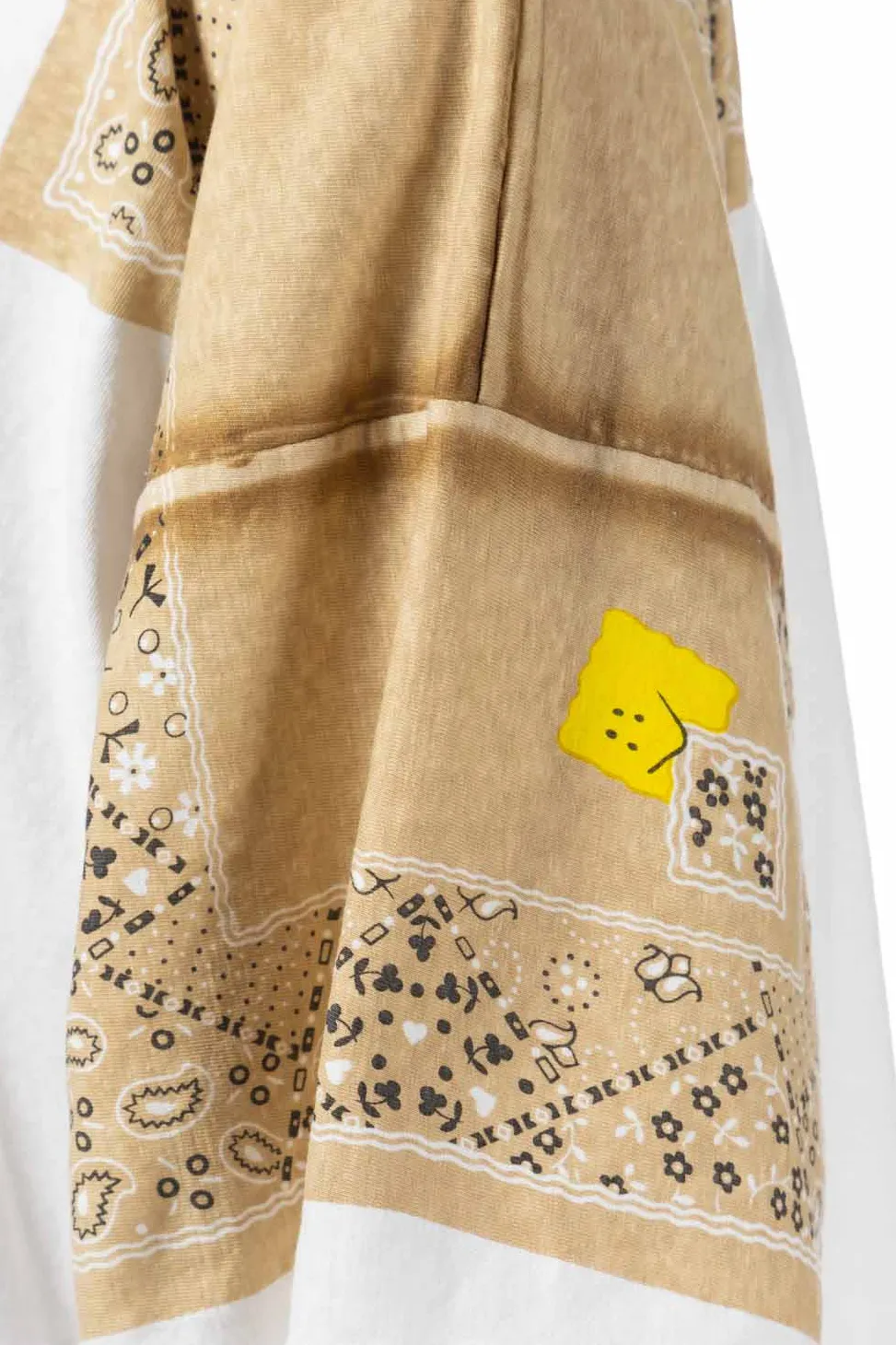 Hot Kapital 18.5/-Jersey Bandana HUGE T (PECKISH RAINBOWY) - Sand Beige