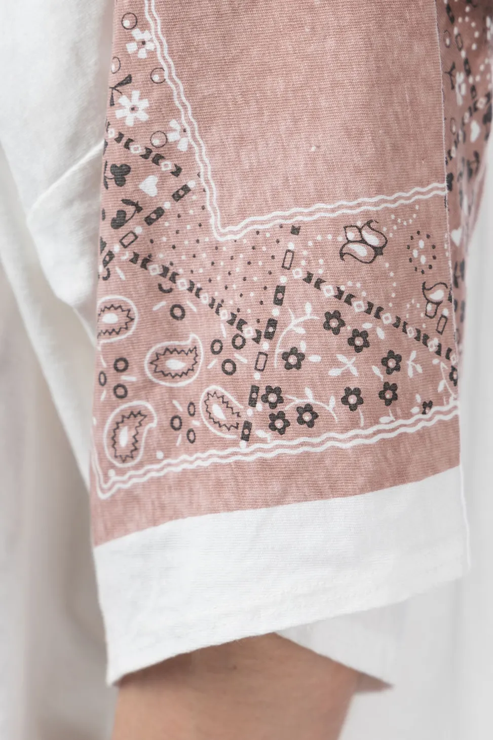 Fashion Kapital 18.5/-Jersey Bandana HUGE T (PECKISH RAINBOWY) - Pink