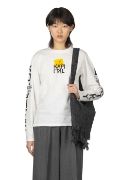 Sale Kapital 20-Jersey Crew Long Sleeve T - Peckish Kap - Yellow
