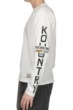 Hot Kapital 20-Jersey Crew Long Sleeve T - Peckish Kap - Yellow