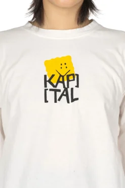 Sale Kapital 20-Jersey Crew Long Sleeve T - Peckish Kap - Yellow