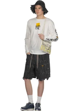 Hot Kapital 20-Jersey Crew Long Sleeve T - Peckish Kap - Yellow