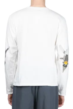 Sale Kapital 20/-Jersey Crew LS Tee (KINECHISAKU) - White