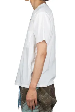 Sale Kapital 20/-Jersey Crew Pocket T (CONEYBOWY) - White