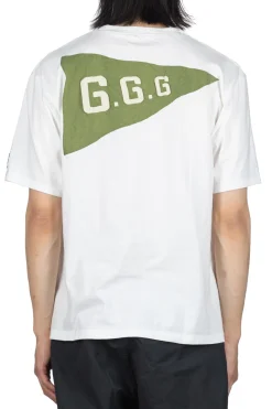 Clearance Kapital 20/-Jersey Crew T (CONIFER & G.G.G.) - White