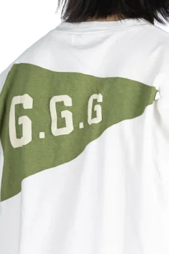 Clearance Kapital 20/-Jersey Crew T (CONIFER & G.G.G.) - White
