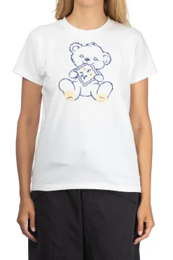 Hot Kapital 20/-Jersey Crew T (PECKISH LITTLE BEAR) - White
