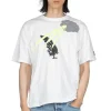 Outlet Kapital 20/-Jersey Crew T (THUNDER & CONIFER) - White