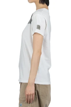 Sale Kapital 20/-Jersey Crew T (THUNDER & CONIFER) - White