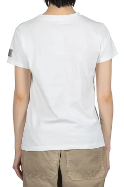 Sale Kapital 20/-Jersey Crew T (THUNDER & CONIFER) - White