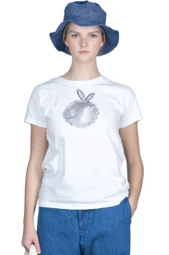 Hot Kapital 20/-Jersey Crew Tee (Concho CONEYBOWY) - White