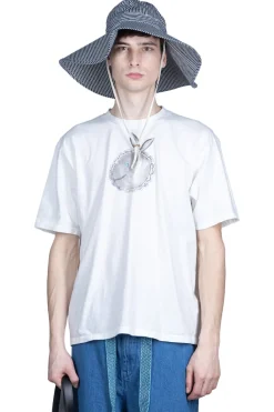 Sale Kapital 20/-Jersey Crew Tee (Concho CONEYBOWY) - White