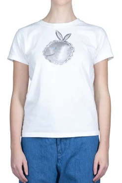Hot Kapital 20/-Jersey Crew Tee (Concho CONEYBOWY) - White