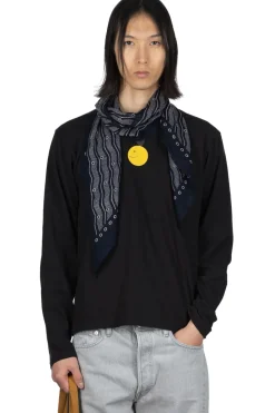 Hot Kapital 20/-Jersey Crewneck LS Tee (CONEYBOWY) - Black