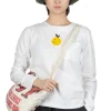 Online Kapital 20/-Jersey Crewneck LS Tee (CONEYBOWY) - White