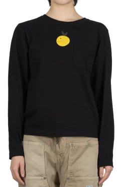 Fashion Kapital 20/-Jersey Crewneck LS Tee (CONEYBOWY) - Black