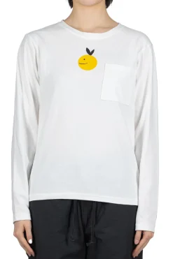 Online Kapital 20/-Jersey Crewneck LS Tee (CONEYBOWY) - White