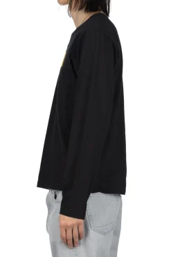 Hot Kapital 20/-Jersey Crewneck LS Tee (CONEYBOWY) - Black