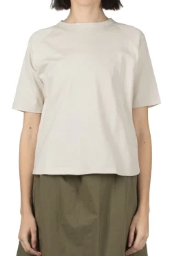Hot NARU Jersey Elbow Patch Tee - Ecru