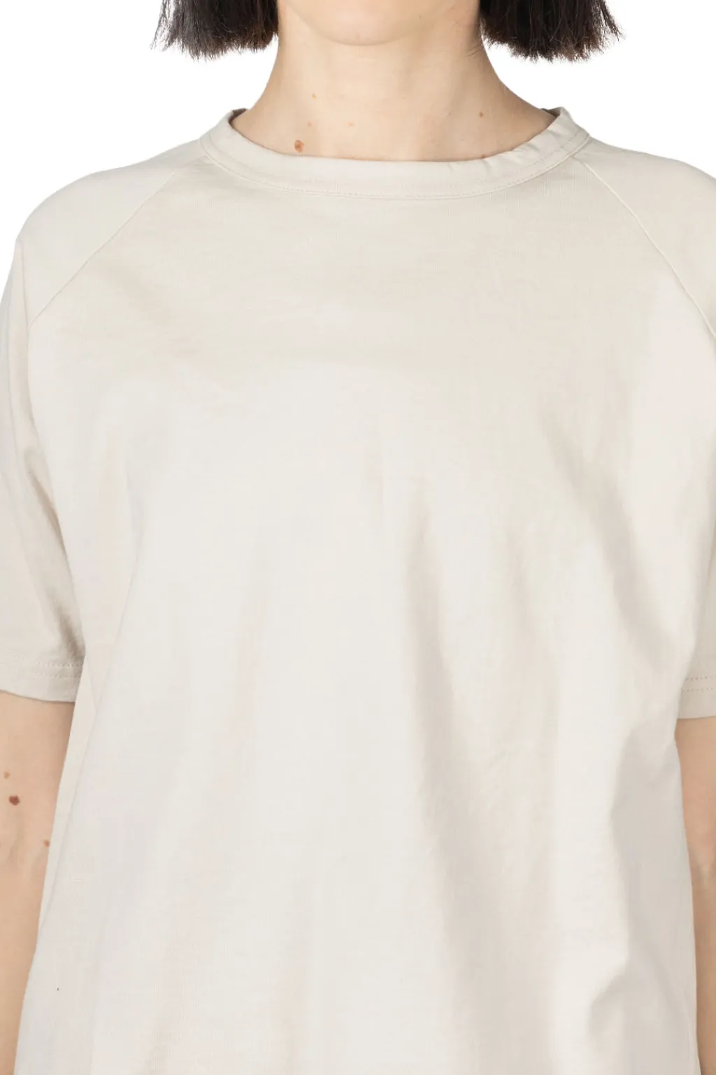 Hot NARU Jersey Elbow Patch Tee - Ecru