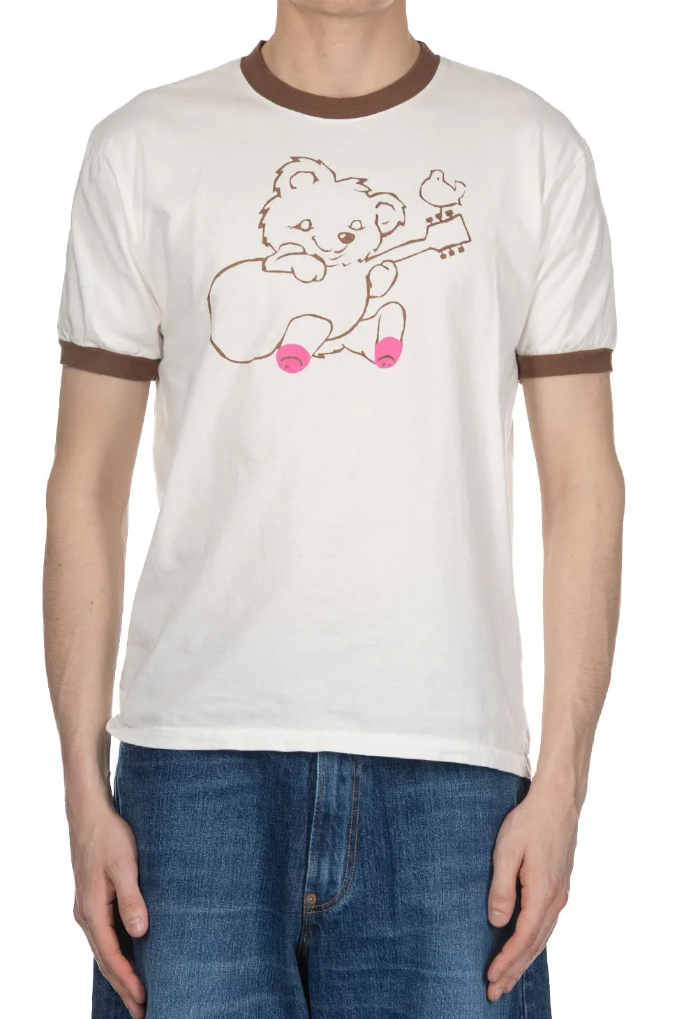 Clearance Kapital 20 Jersey Ringer-T LittleBear Harmony - Brown