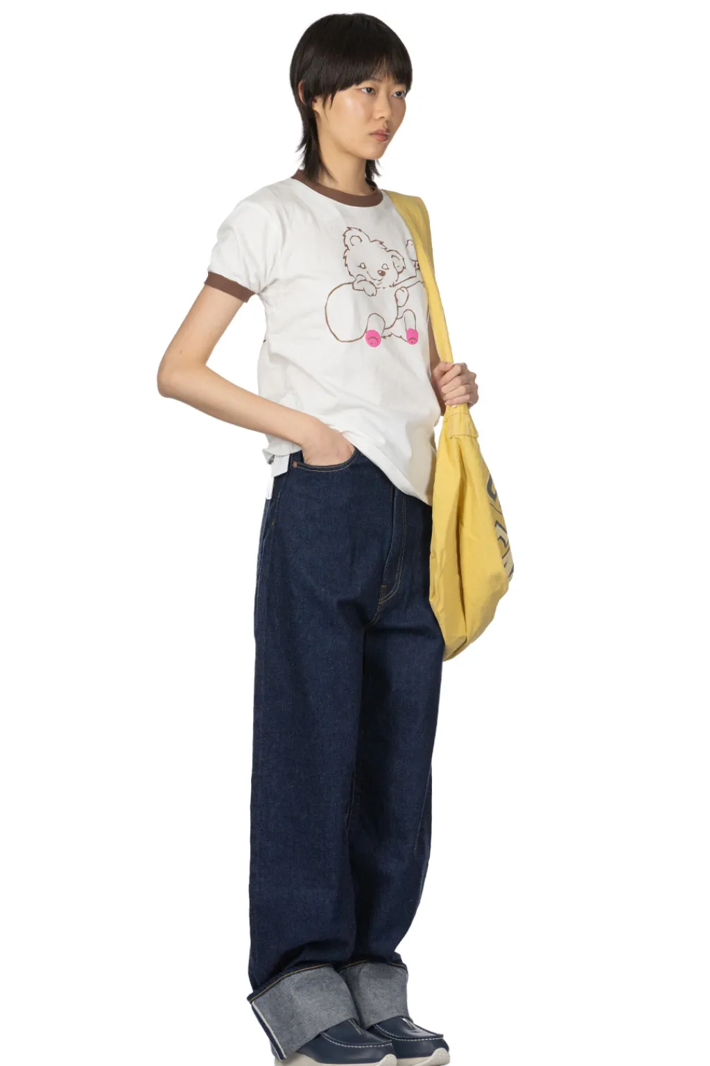 Online Kapital 20 Jersey Ringer-T LittleBear Harmony - Brown