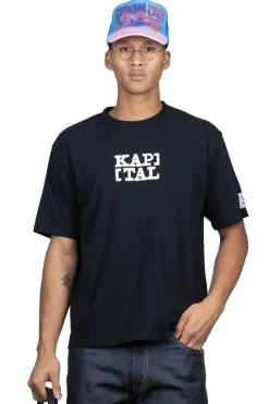 New Kapital 20/-Jersey ROOKIE Crew T (BRACKETS KAP) - Black