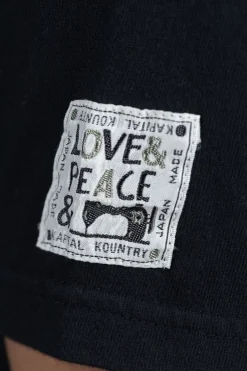 New Kapital 20/-Jersey ROOKIE Crew T (BRACKETS KAP) - Black