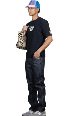 New Kapital 20/-Jersey ROOKIE Crew T (BRACKETS KAP) - Black