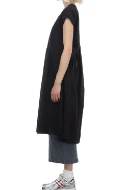 Hot Kapital Jersey x Single Gauze AURORA Dress - Black