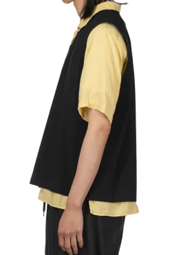 Fashion Manual Alphabet Jour Jersey Vest - Black
