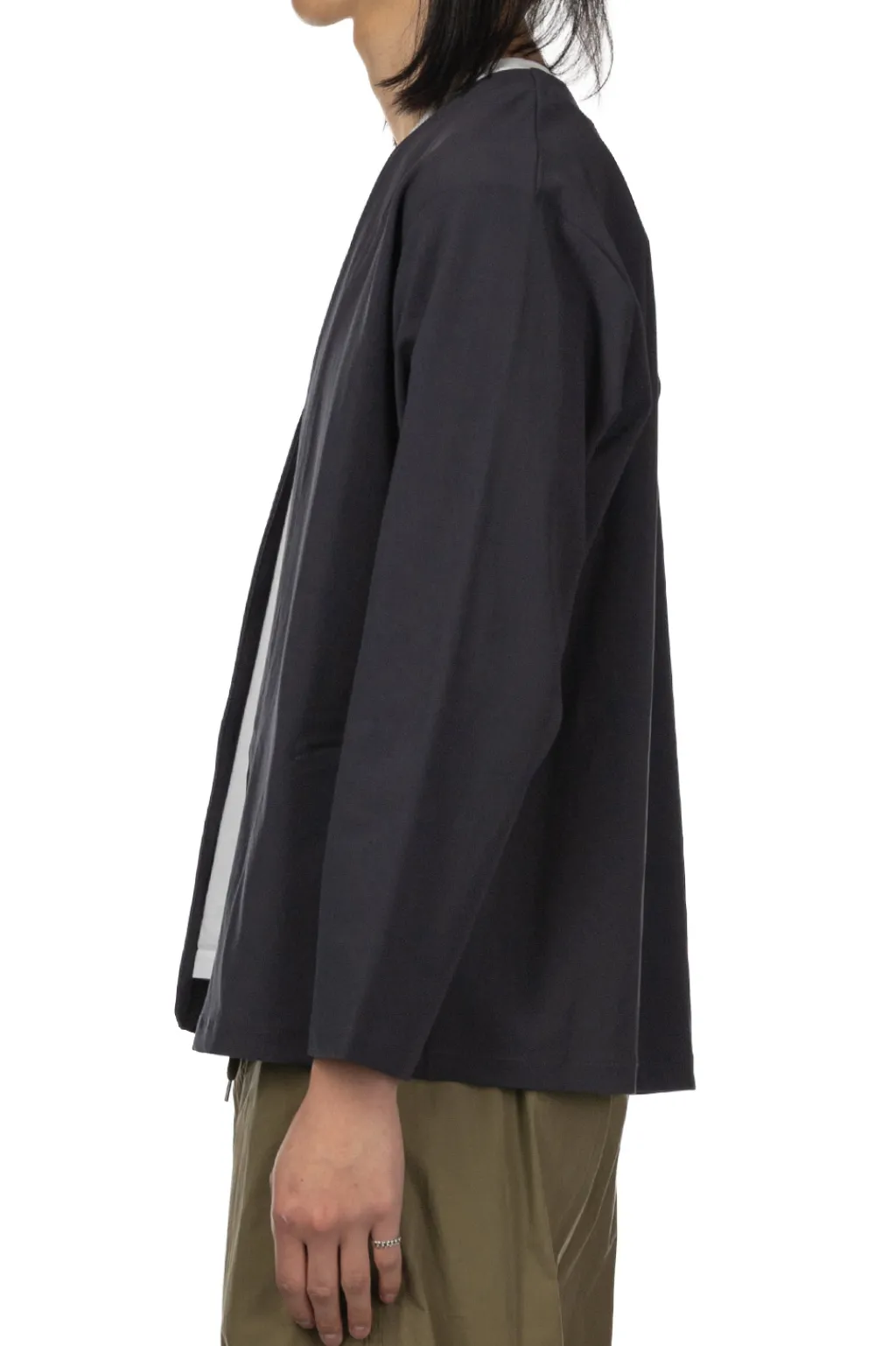 Hot Manual Alphabet Jourdigun Jersey Cardigan - Charcoal
