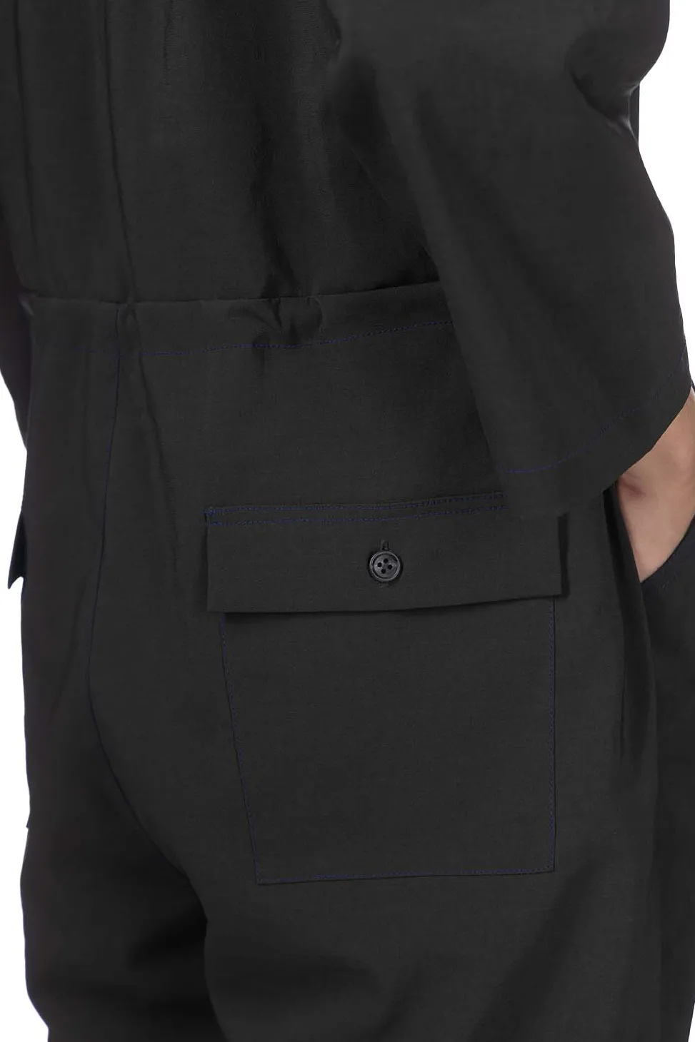 Best Manual Alphabet Jumpsuit - Black