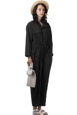New Manual Alphabet Jumpsuit - Black