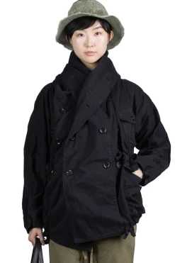 Clearance Kapital Katsuragi Cotton RING Coat - Black