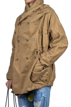 Sale Kapital KATSURAGI Cotton RING Coat - Gold