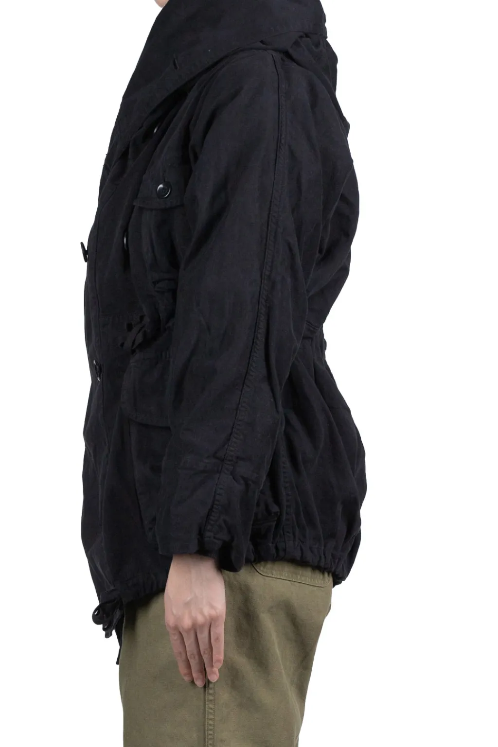Clearance Kapital Katsuragi Cotton RING Coat - Black